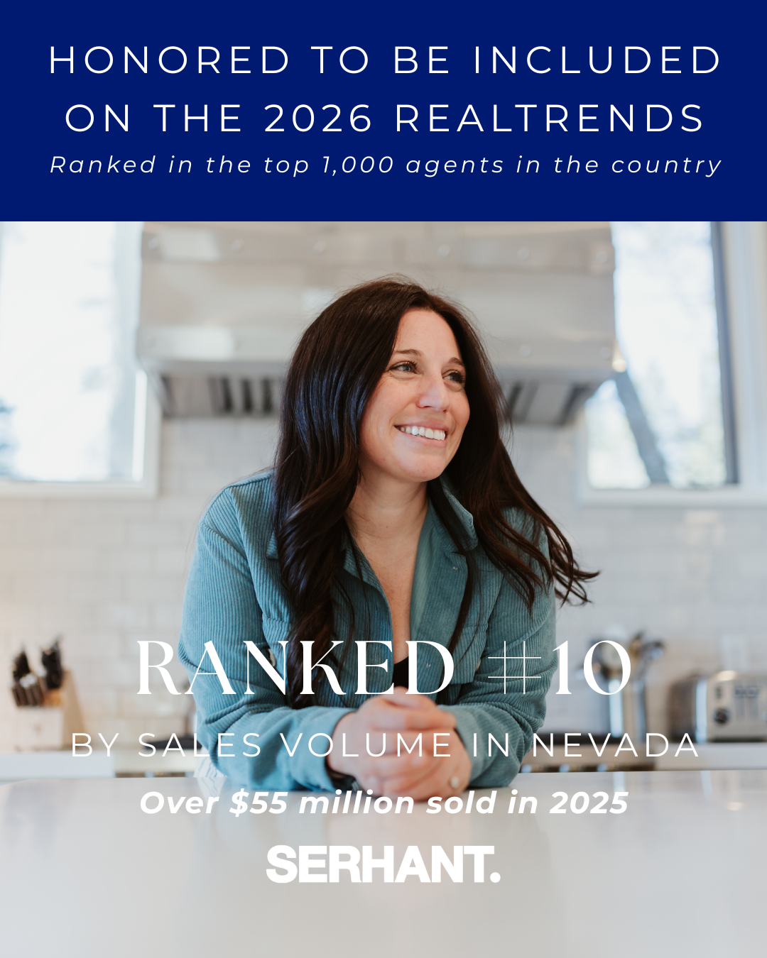 Amie named #10 Agent in Nevada & in the top 1,000 agents in the United States